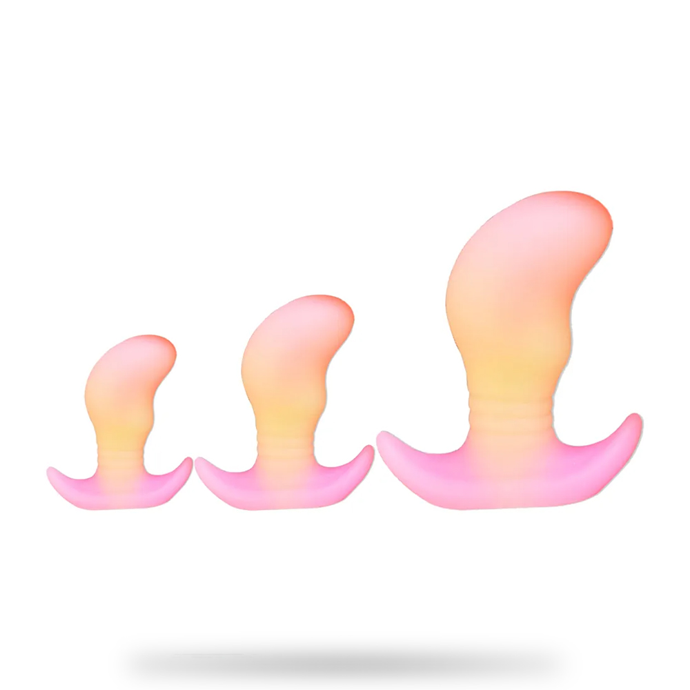 Thrusting Anal Plugs Special-Shaped Anal Plugs Liquid Silicone Anal Plugs