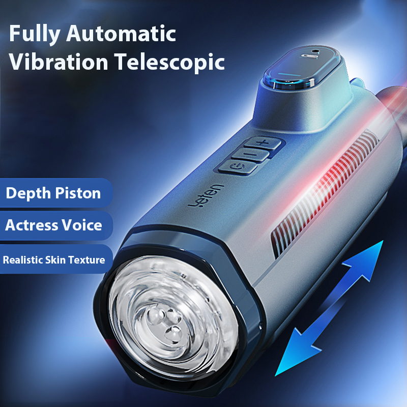 Leten Submarine Telescopic Vibration Sound Masturbation Cup