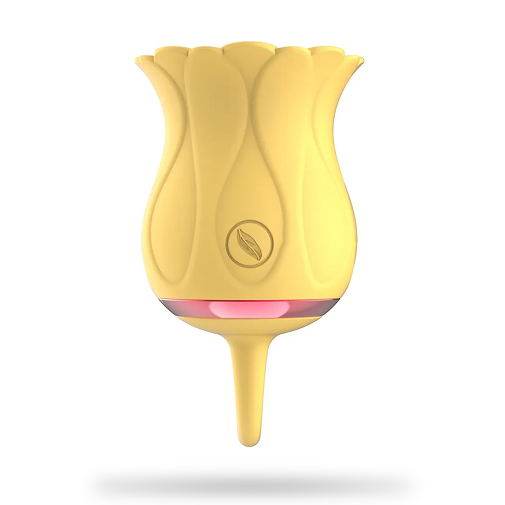 Rose Petal Vibrator Swirl Air Sucking and Teasing Clit Nipple Vibrator