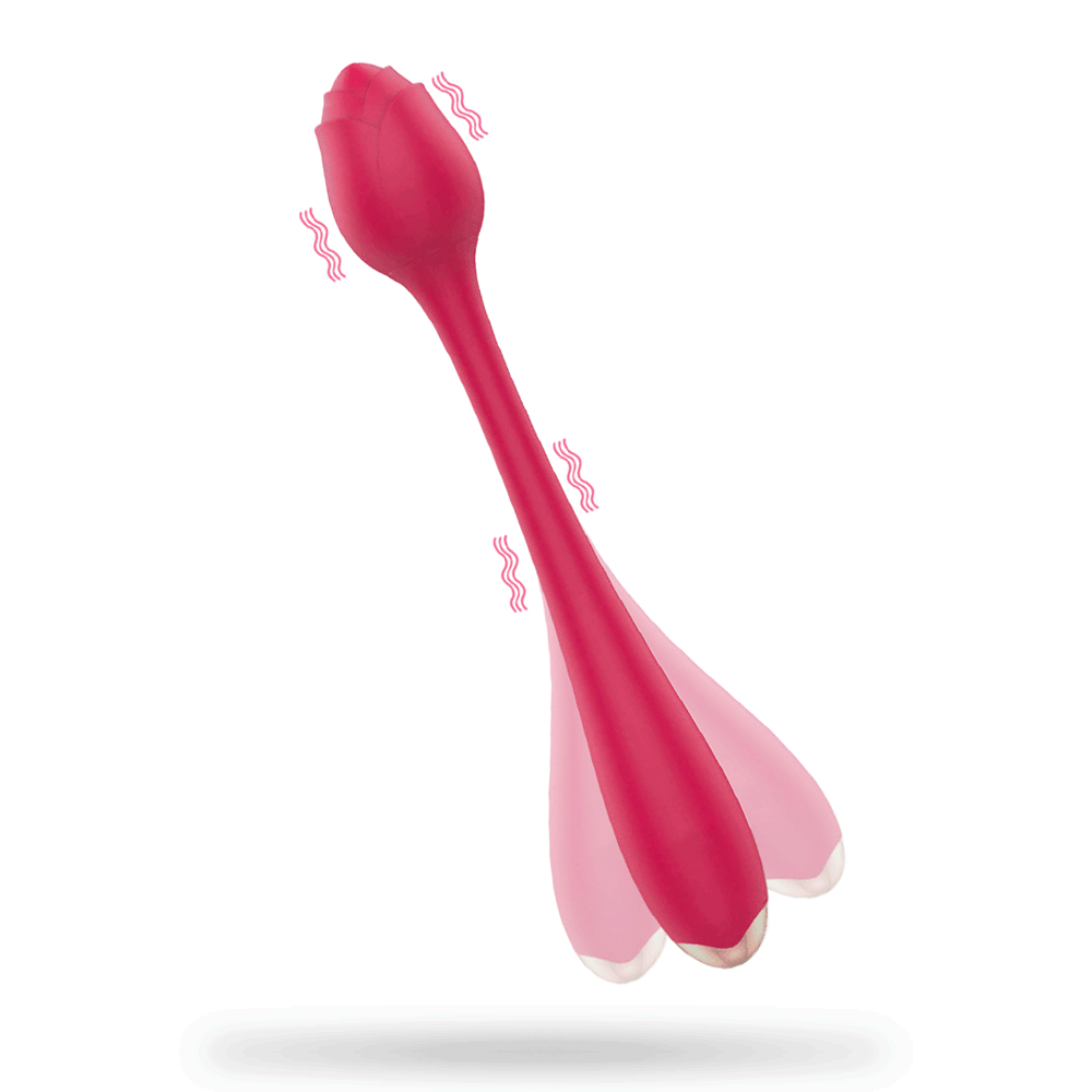 G-spot Rose Clitoral Stimulator Dildos Multifunctional Vibrator Female Rose Sex Toy
