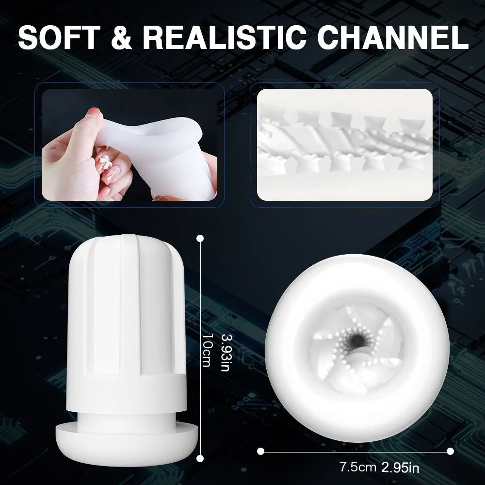 Heating Blowjob Vortex Sucking Masturbation Cup