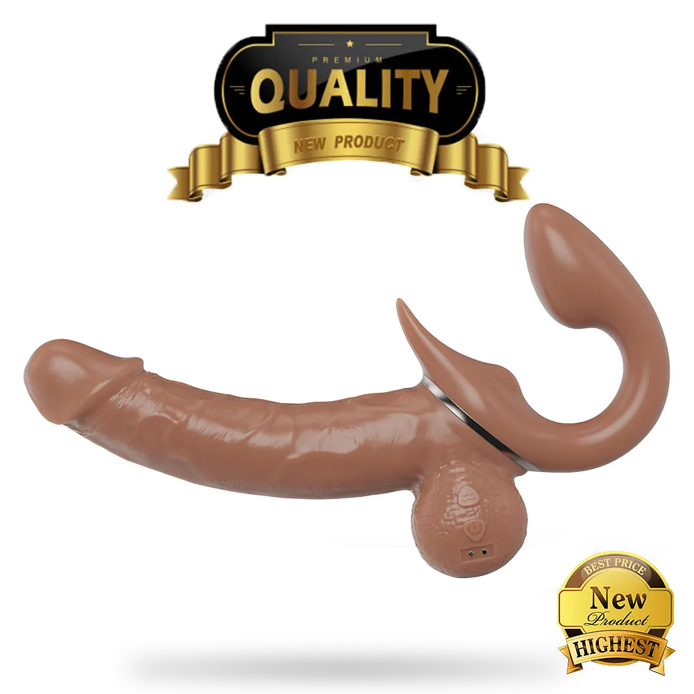 Double Sound Stimulation Head Strong Shock Stimulation Dildo