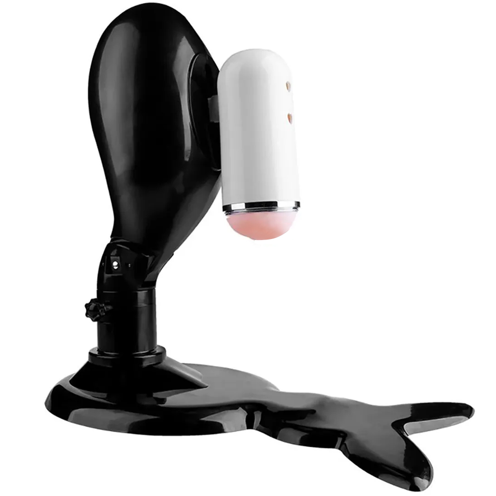 FlexRider Hands Free Male Masturbator Powerful Automatic Telescopic Machine with Stand and Adjustment Speed Remote Control-Uxolclub - Best Adult Sex Toys Online Retailers