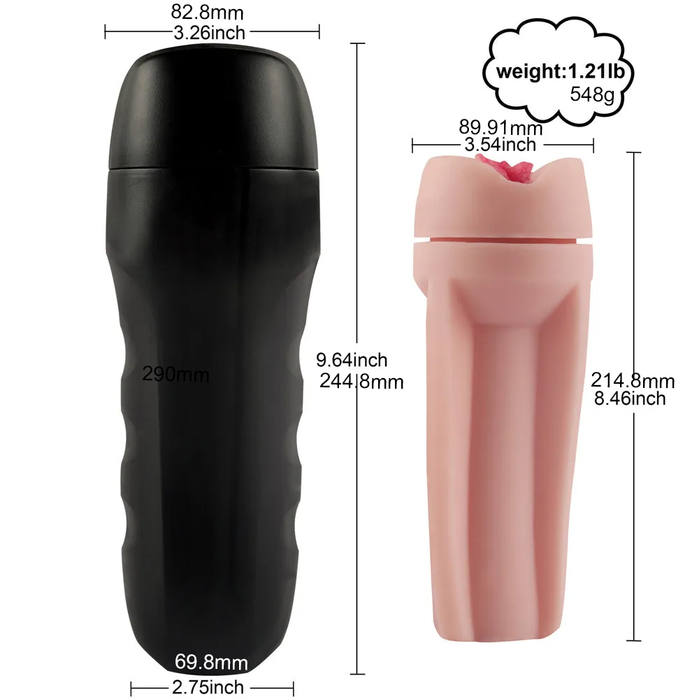 Flashlight Blowjob Simulator - Real Vagina Texture Masturbation Toy