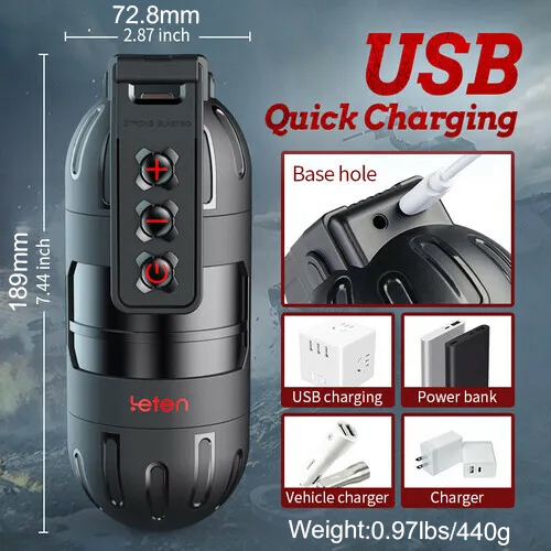 Grenade Blowjob Simulator - Strong Shock Clip Suction Pussy Pocket