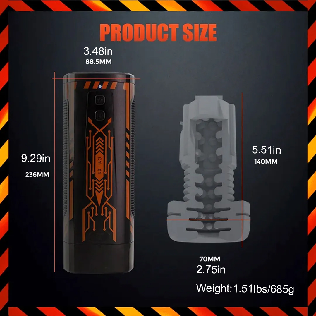 10 Vibrating 3-in-1 Retractable Vibrating Suction Masturbation Cup