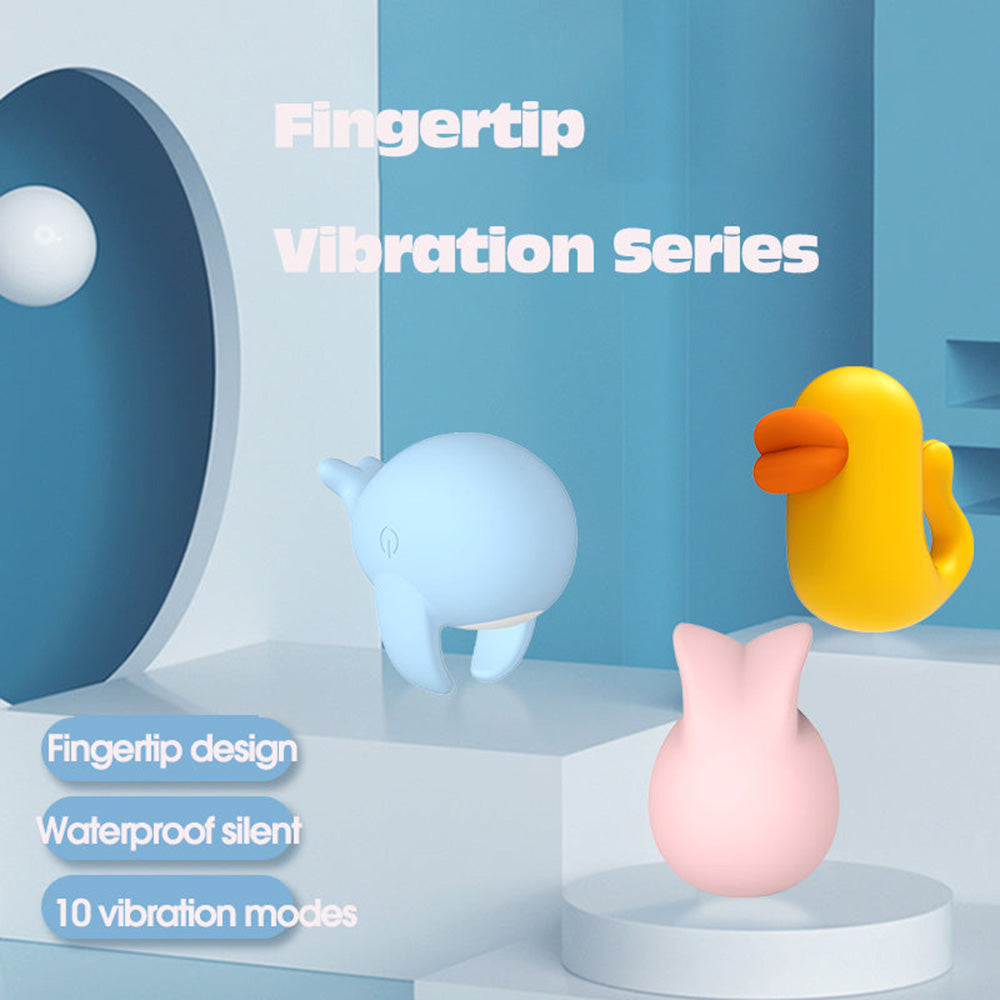 Fingertip Vibrating Rechargeable Massage Toy-Uxolclub