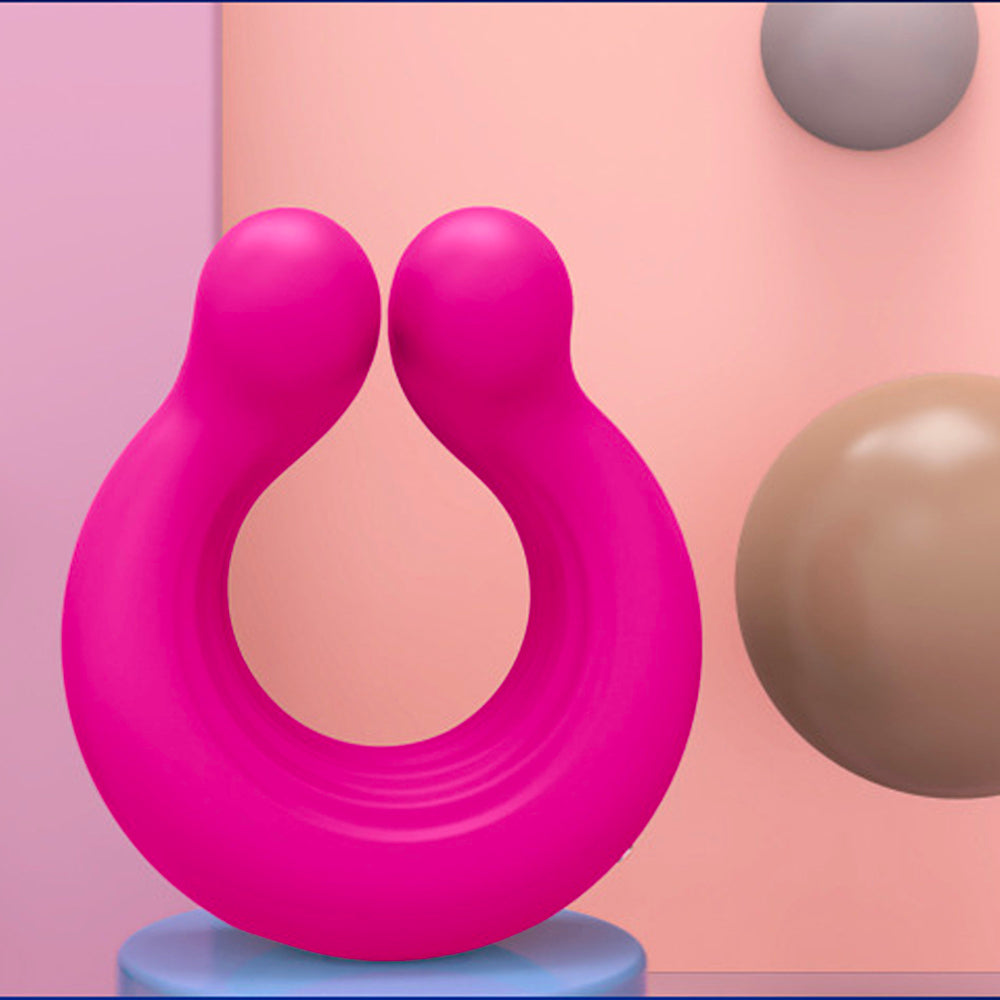 Silicone vibrating massage penis ring-Uxolclub