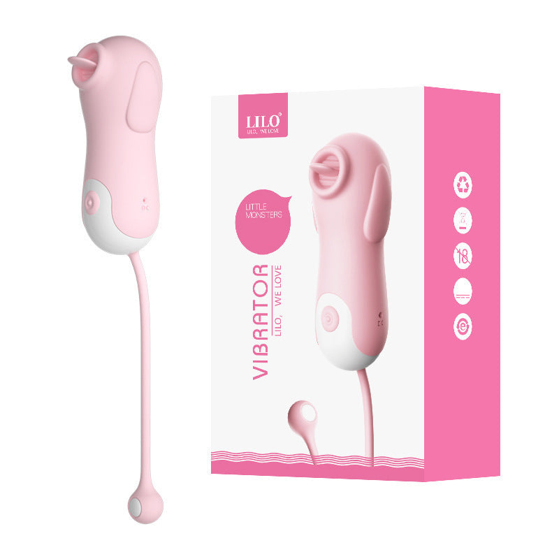 Tongue Licking Vibrating Female G-Spot Masturbator