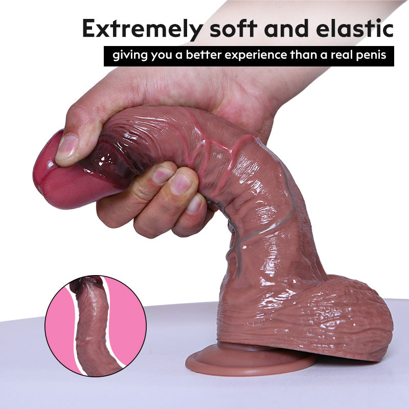 Liquid Silicone Dildo Masturbator-Uxolclub