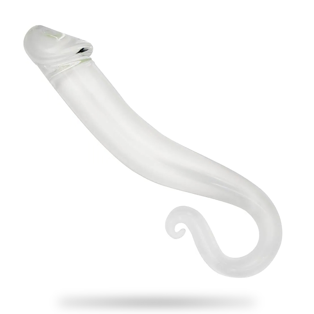 Glass Dildo G-spot Stimulate Crystal Massager