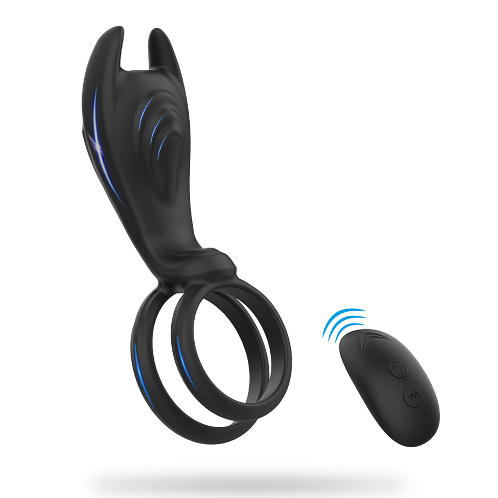 Vibrating Penis Ring with Remote Control for Men Couples
