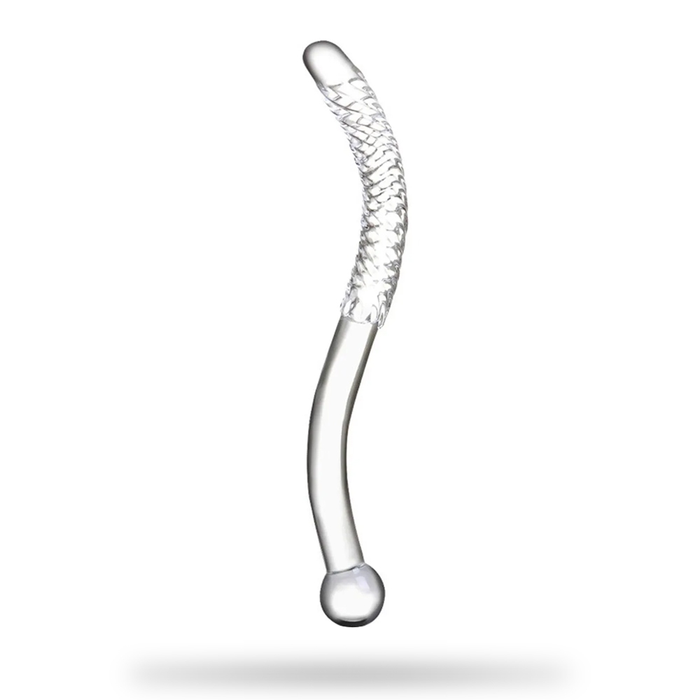 Crystal Glass Pleasure Wand Dildo