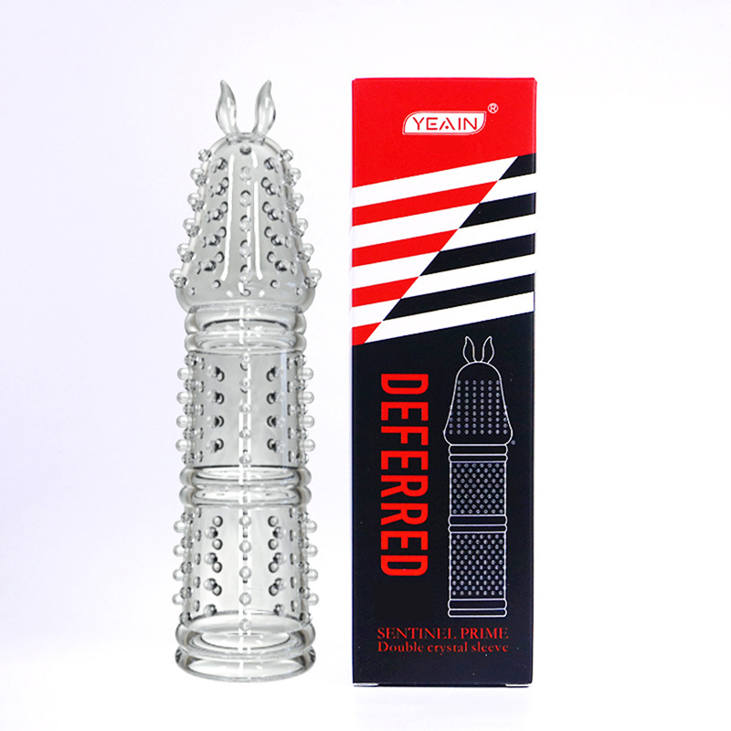 Clear Crystal Vibrating Spike Silicone Dildo