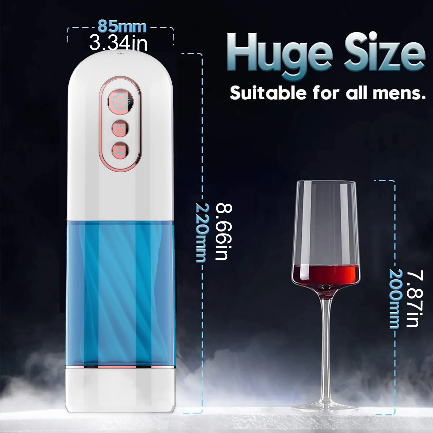 Electric Masturbator Sucking Vibrating Voice Masturbator