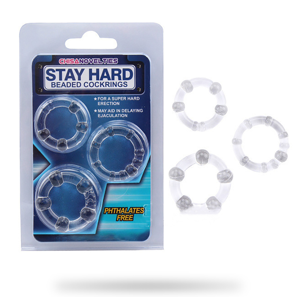 Wo-Sex Ring Set Of 3 Transparent Rings