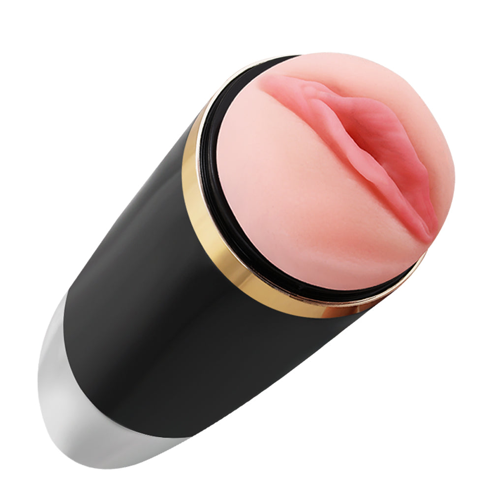 Electric Masturbator Cup Metal Texture Automatic Blowjob Toy-Uxolclub