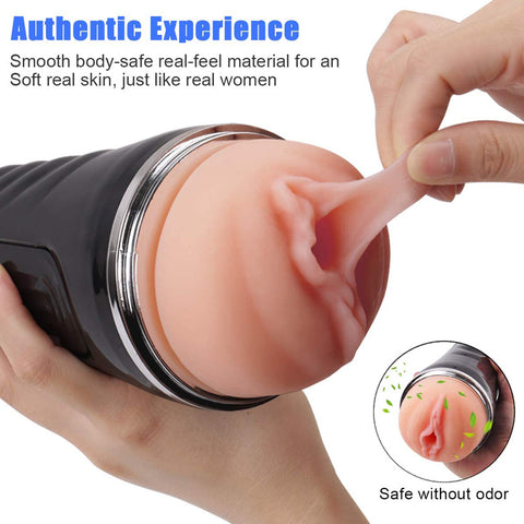 Best Pocket Pussies Silicone Full Wrap Suction Blowjob Simulator-12