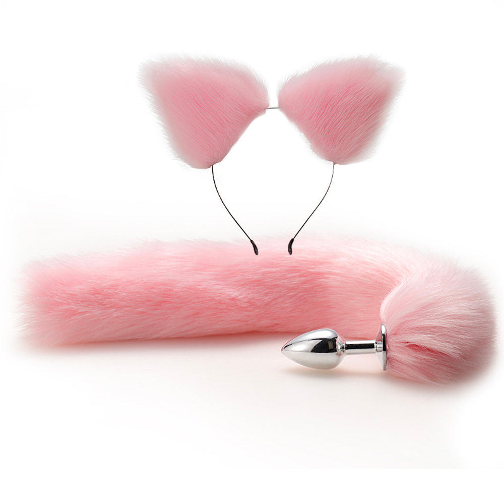 Butt Plug with Tail | Metal Butt Plug Anal Stimulation Toys-Uxolclub