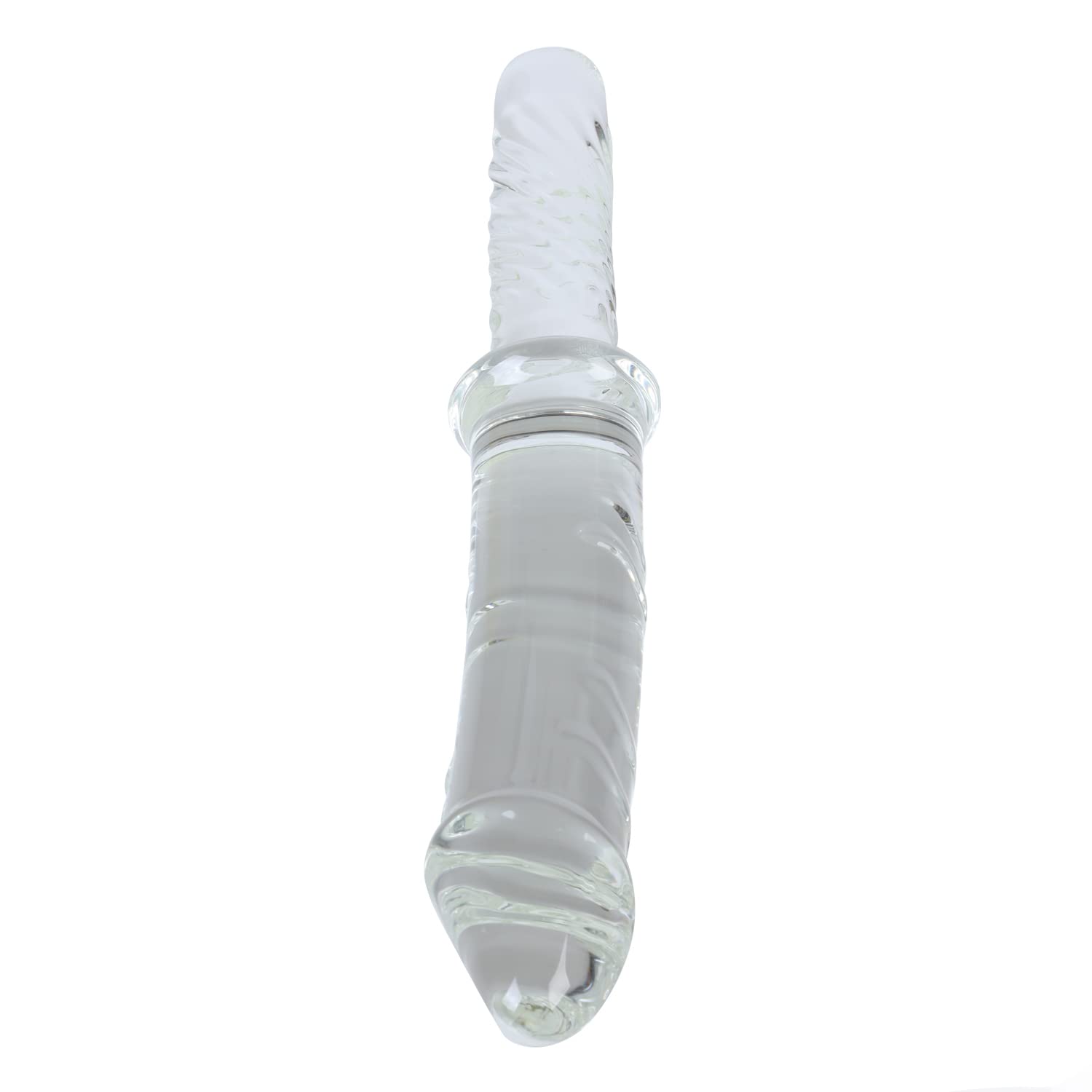 11.4" Large Clear Glass Dildo Crystal Penis Glass-Uxolclub