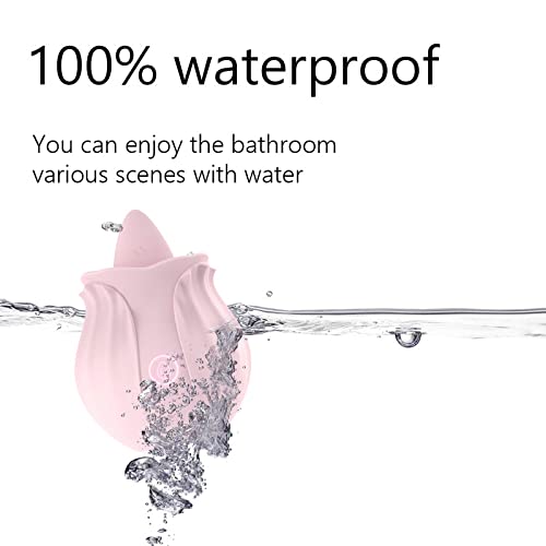 Rose Vibrator Series with Vibrating Tongue Vibrating Suction Sex Toys-Uxolclub