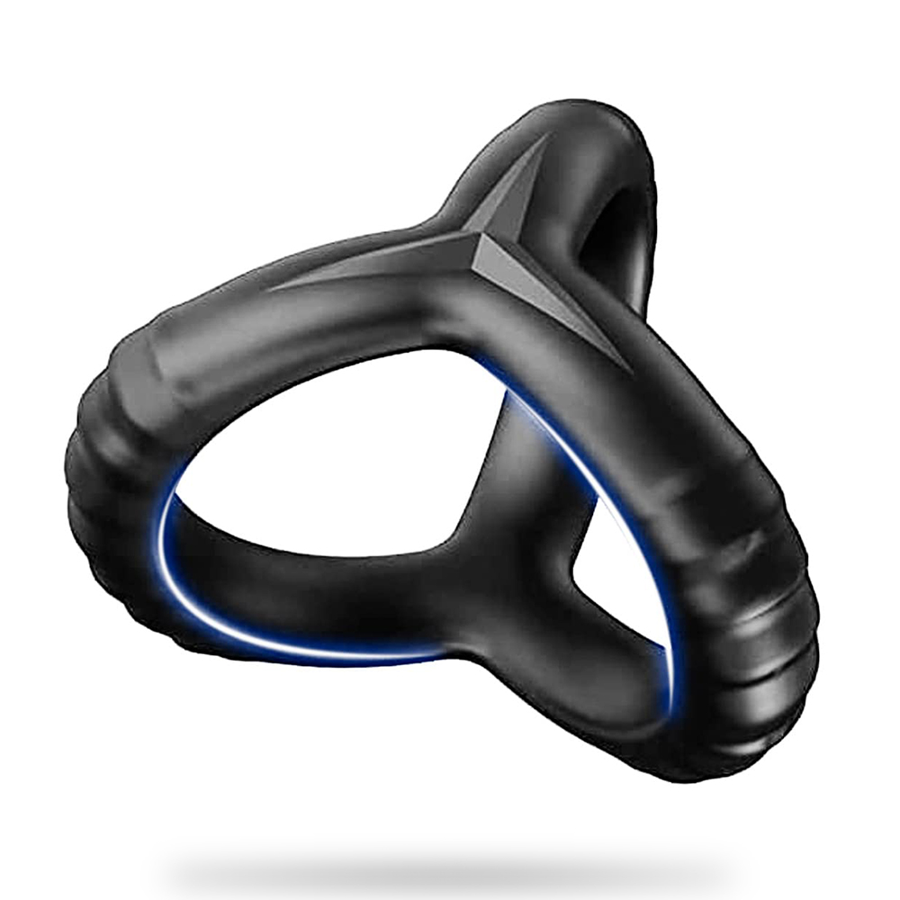 Lock Ring Silicone Penis Vibration Delay Ring