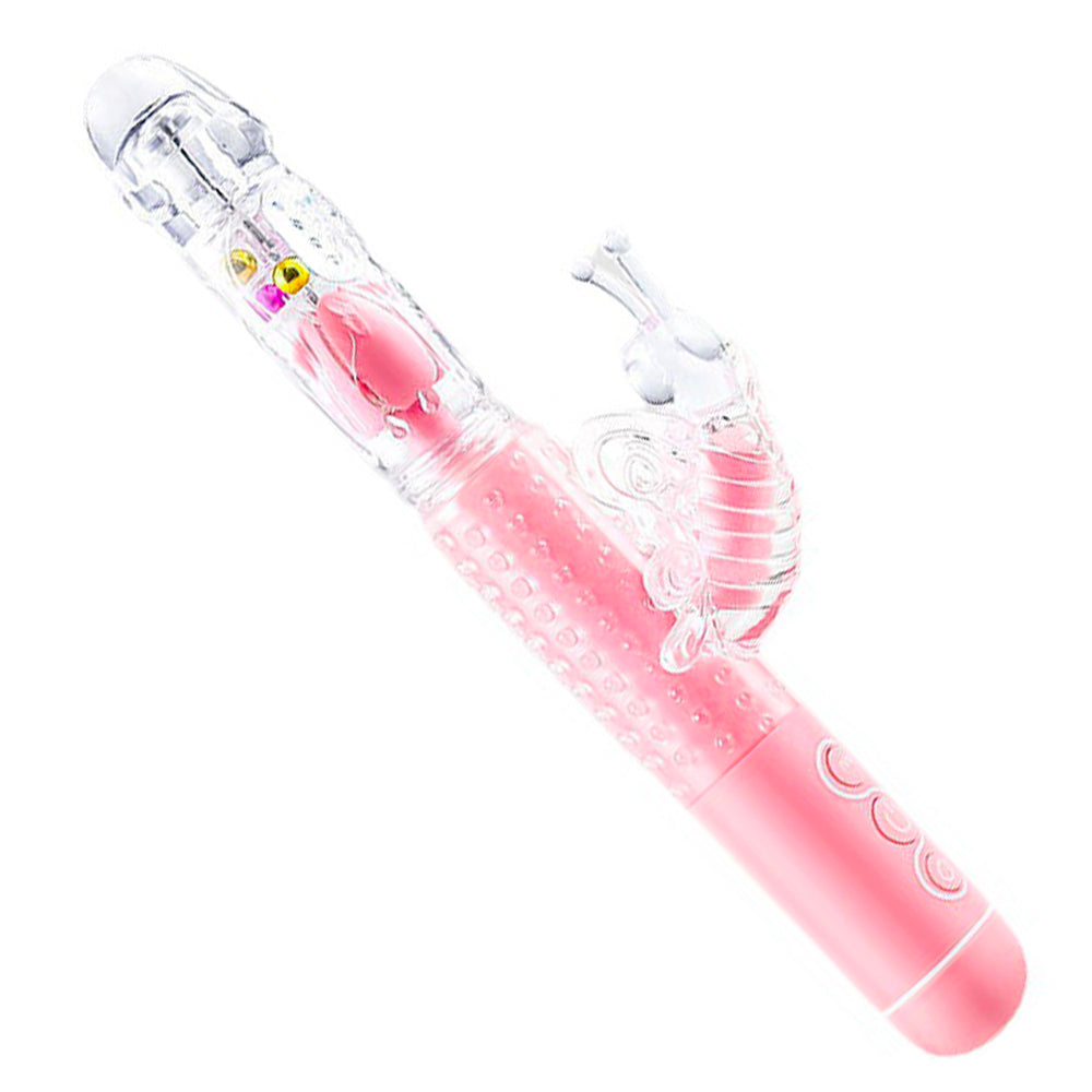 12-Frequency vibration 360-degree rotating massage ball stick-Uxolclub