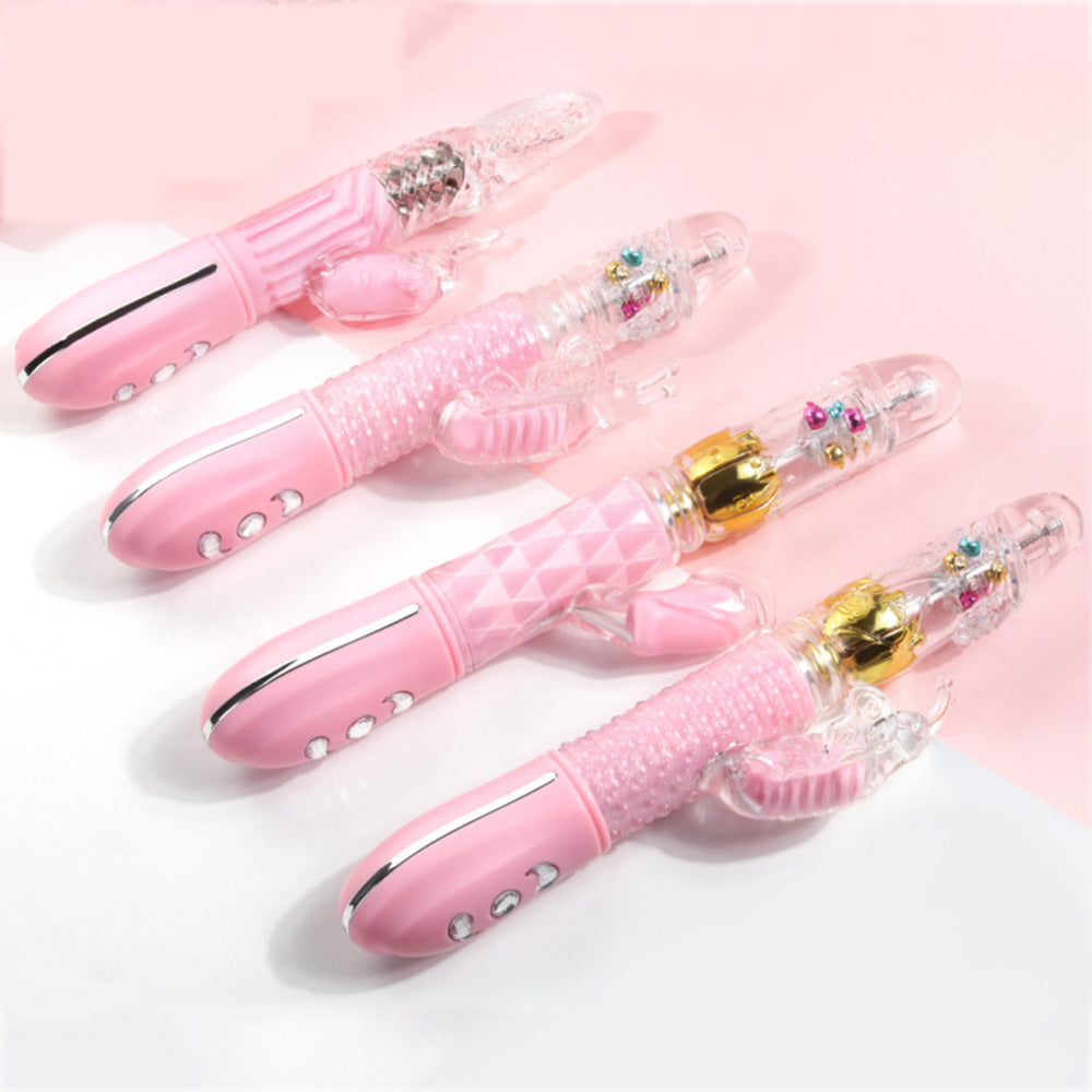 12-Frequency vibration 360-degree rotating massage ball stick-Uxolclub