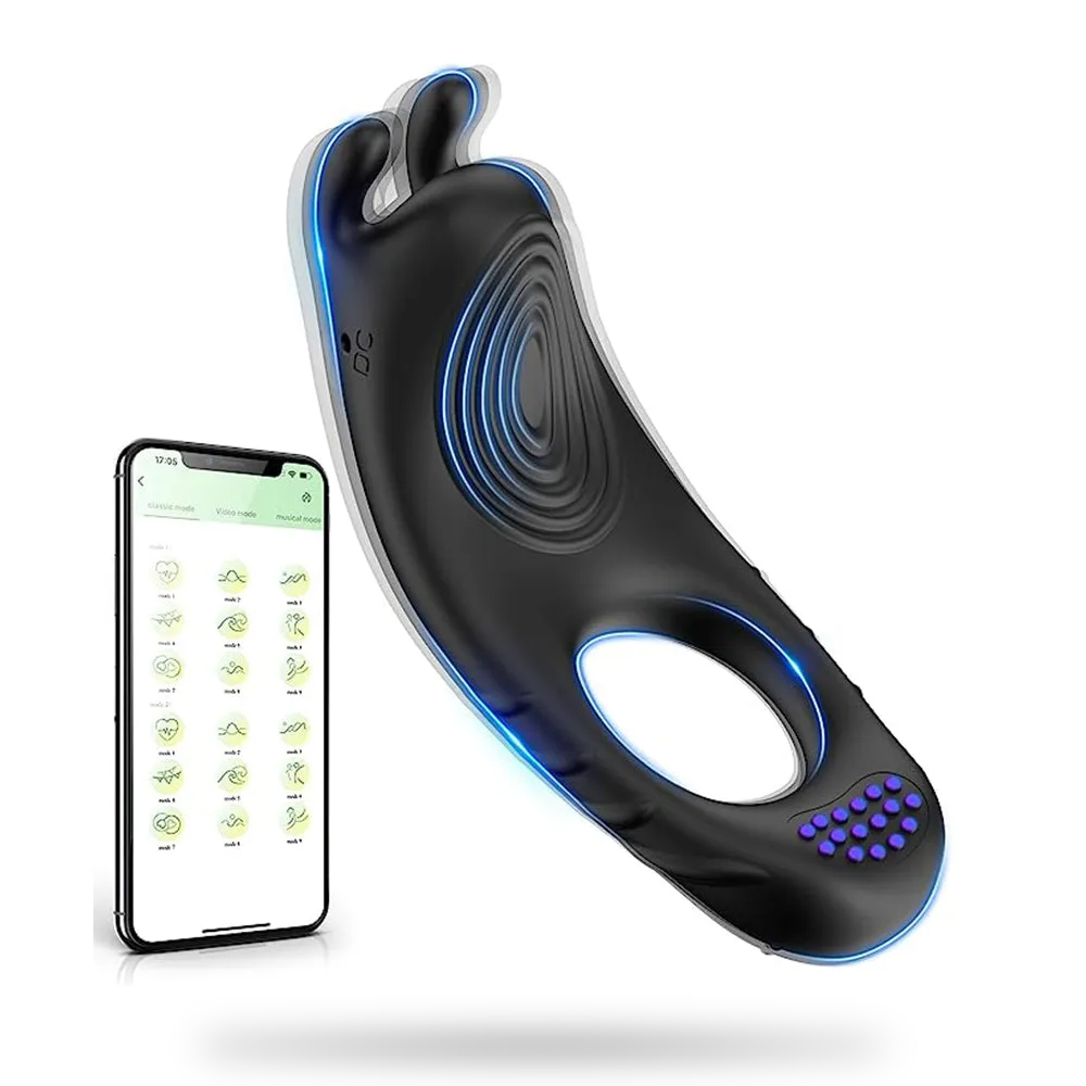 Vibrating Lock Ring Electric Remote Control Vibrator