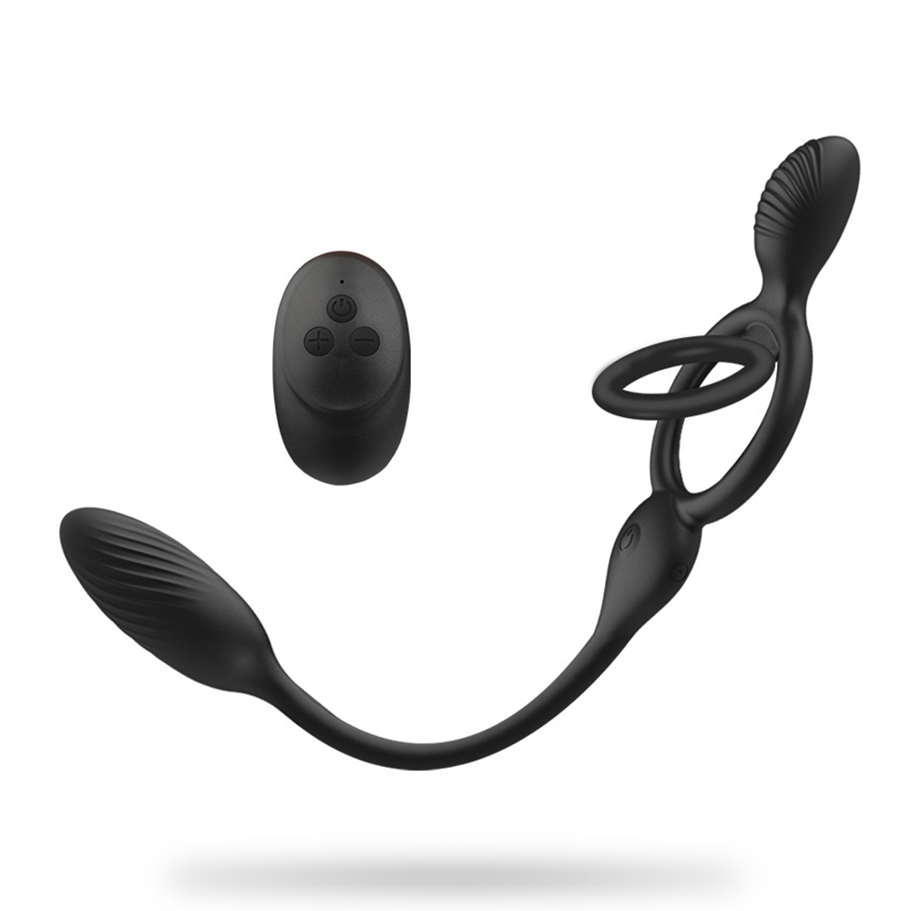 3 in 1 Couple Vibrator 10 Vibration Modes Penis Ring