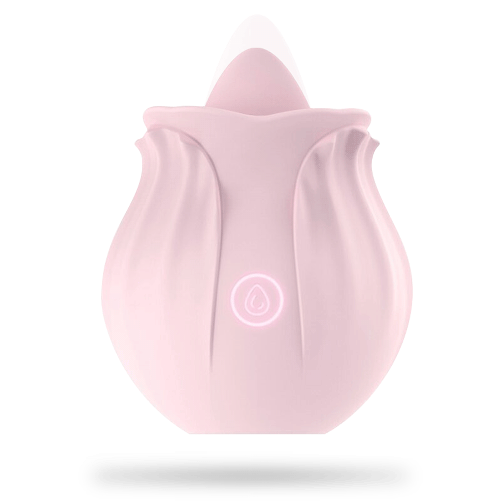 Rose Vibrator Series with Vibrating Tongue Vibrating Suction Sex Toys