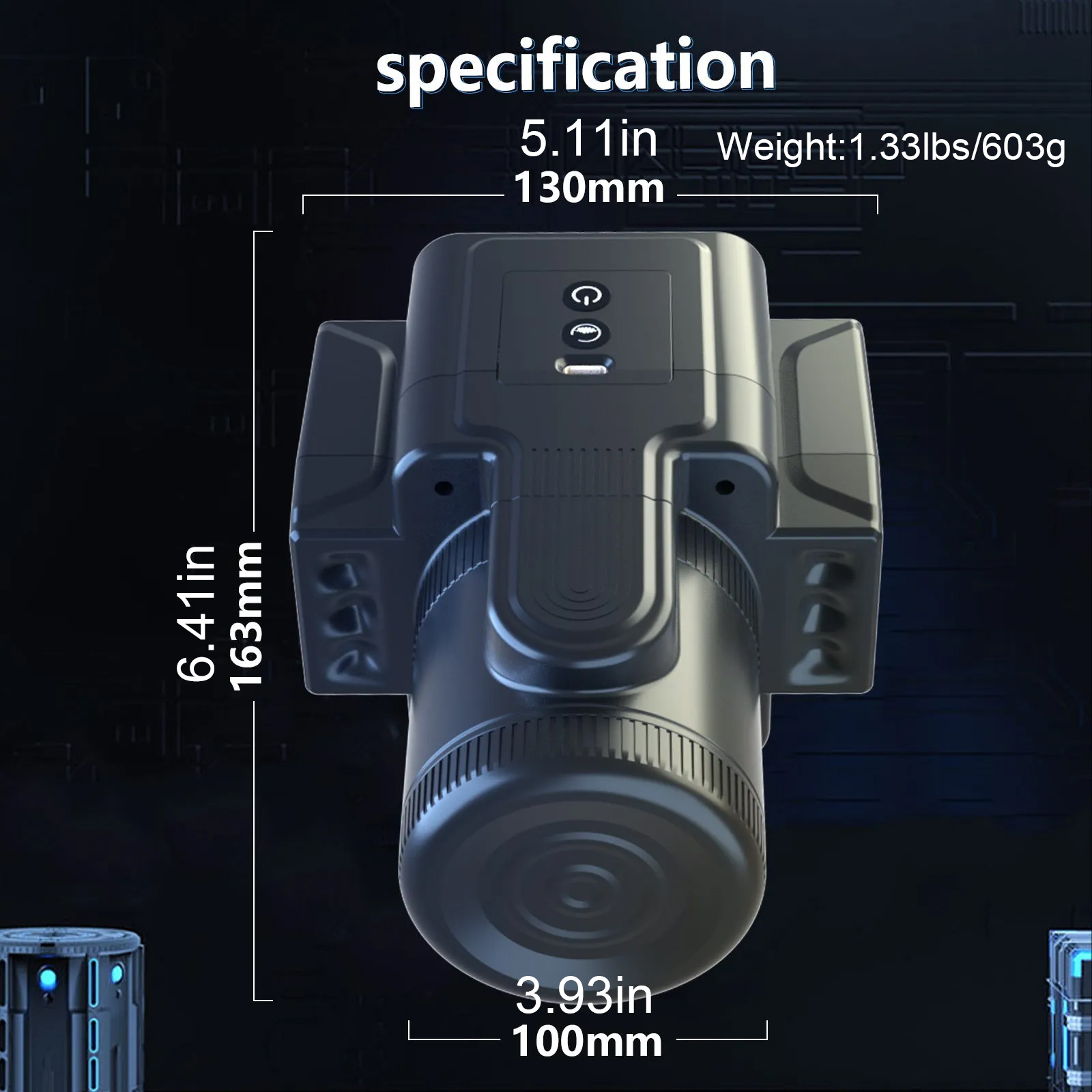 Telescopic Rotating Vibration Electric Camera Masturbation Cup