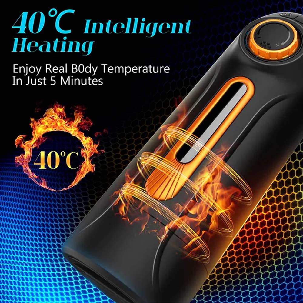 male body sex doll SVibe Evo Vibrating Dual Stimulation Male Masturbator - Black main image 1