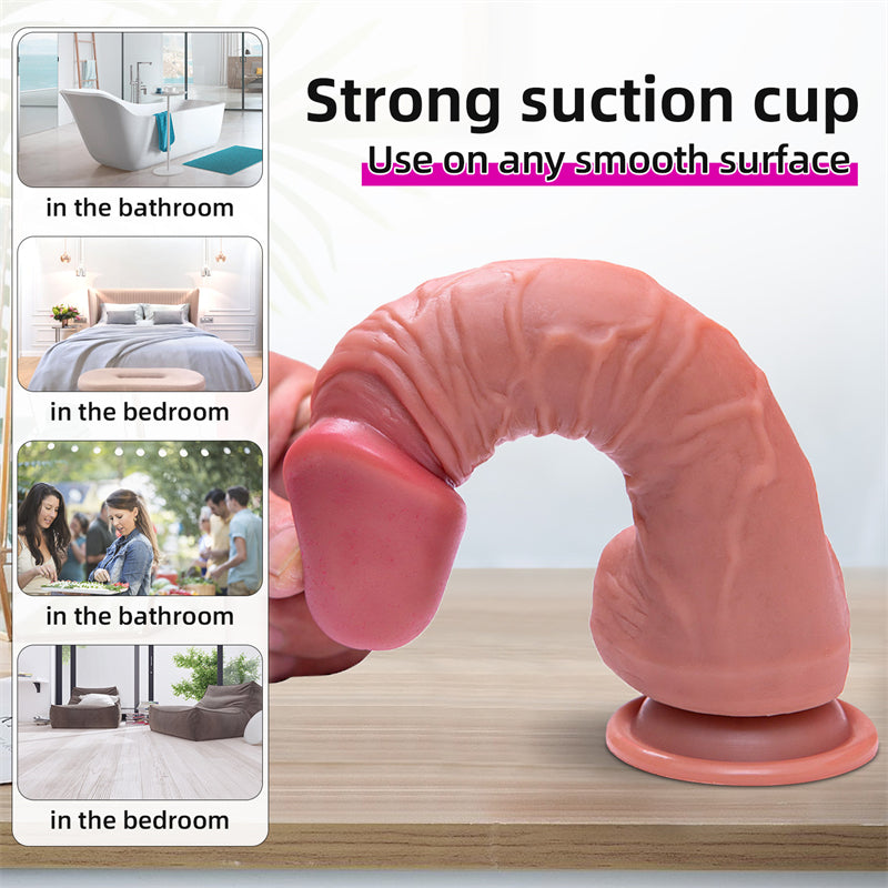 9 Inch Dildo Double Layer Thickening Stimulates Allovers Dildo-Uxolclub