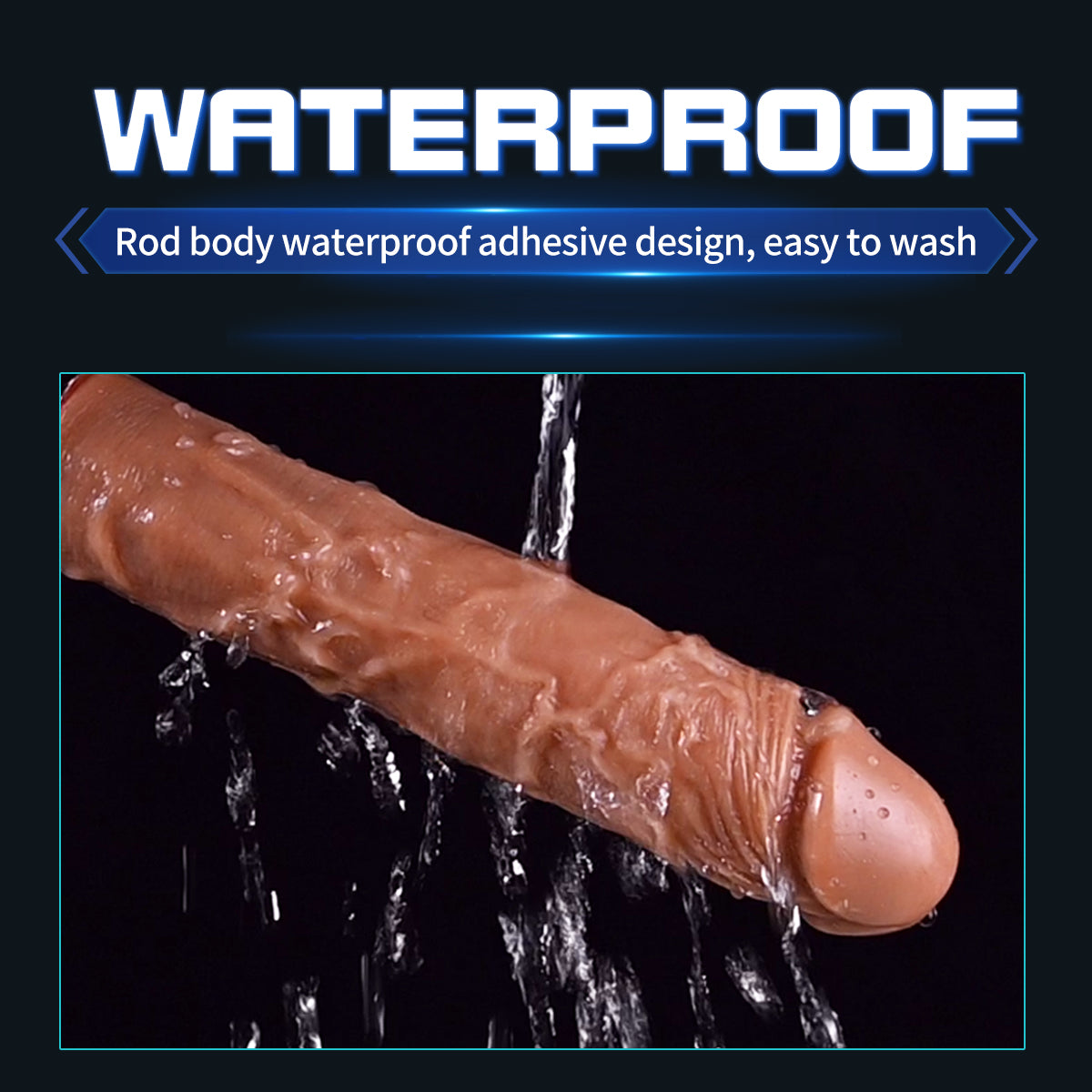 10 Vibrating Self Thrusting Heating Telescopic Lifelike Discreet Dildo