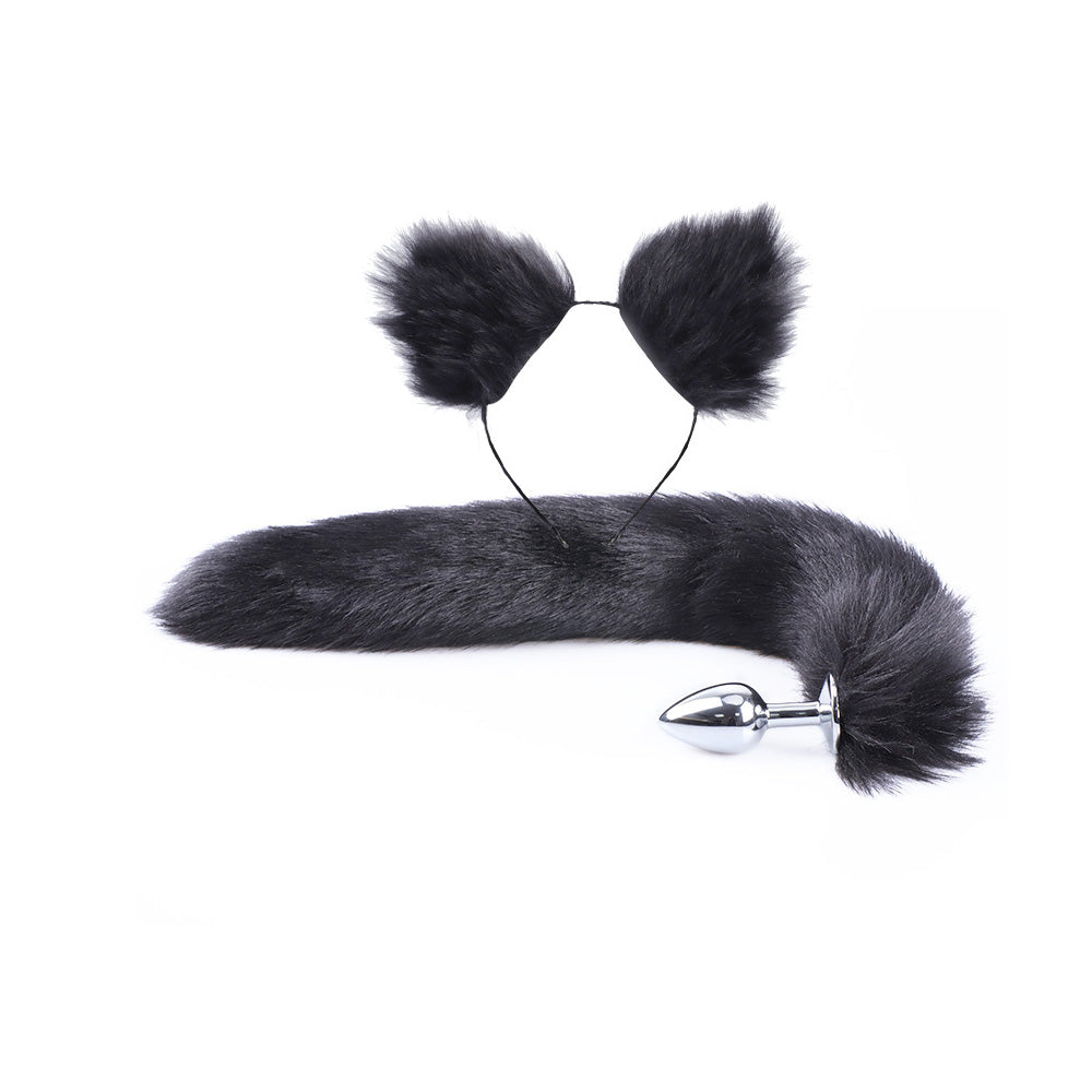 Butt Plug with Tail | Metal Butt Plug Anal Stimulation Toys-Uxolclub