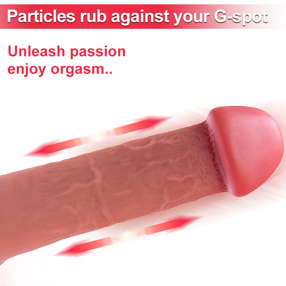 6-Inch thickened Silicone Dildo| Suction Cup Allovers Thrusting Dildo-Uxolclub