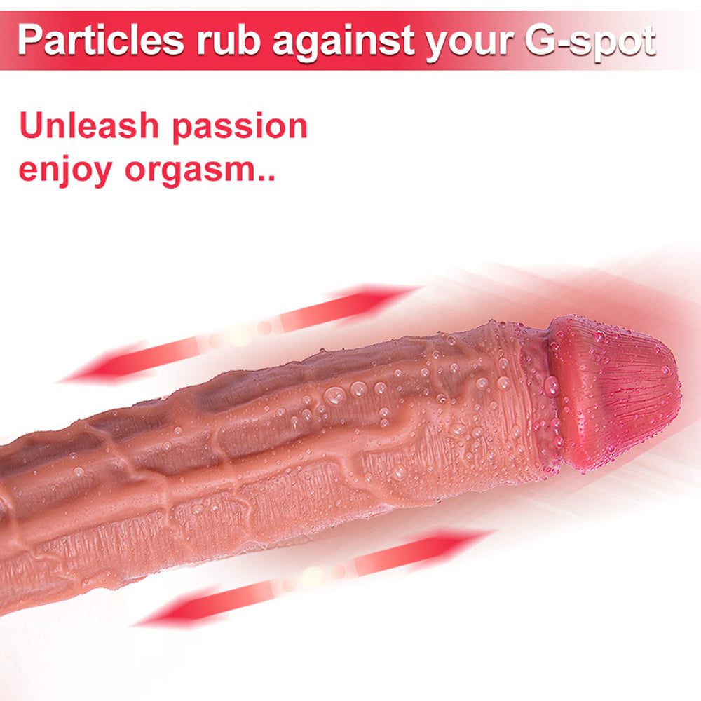 Most Realistic Dildo| 11 inch Allovers Thrusting Dildo-Uxolclub