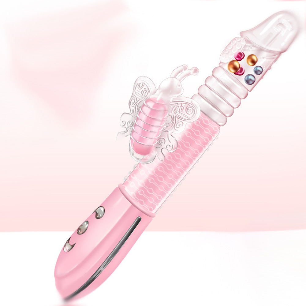 12-Frequency vibration 360-degree rotating massage ball stick-Uxolclub