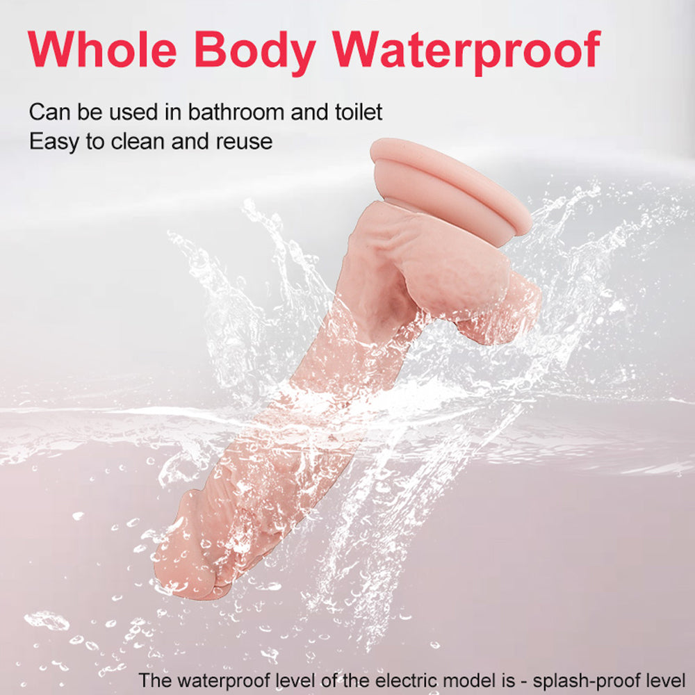 Real Realistic Texture Allovers Dildo - Thickening Suction Thick Dildo-Uxolclub