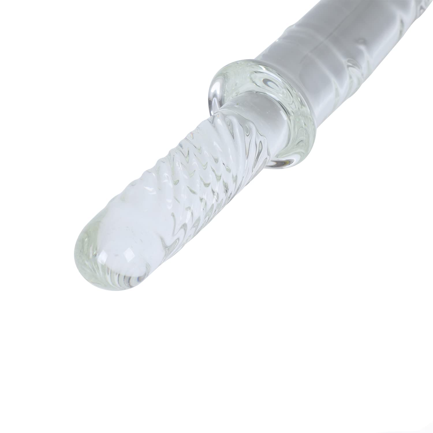 11.4" Large Clear Glass Dildo Crystal Penis Glass-Uxolclub