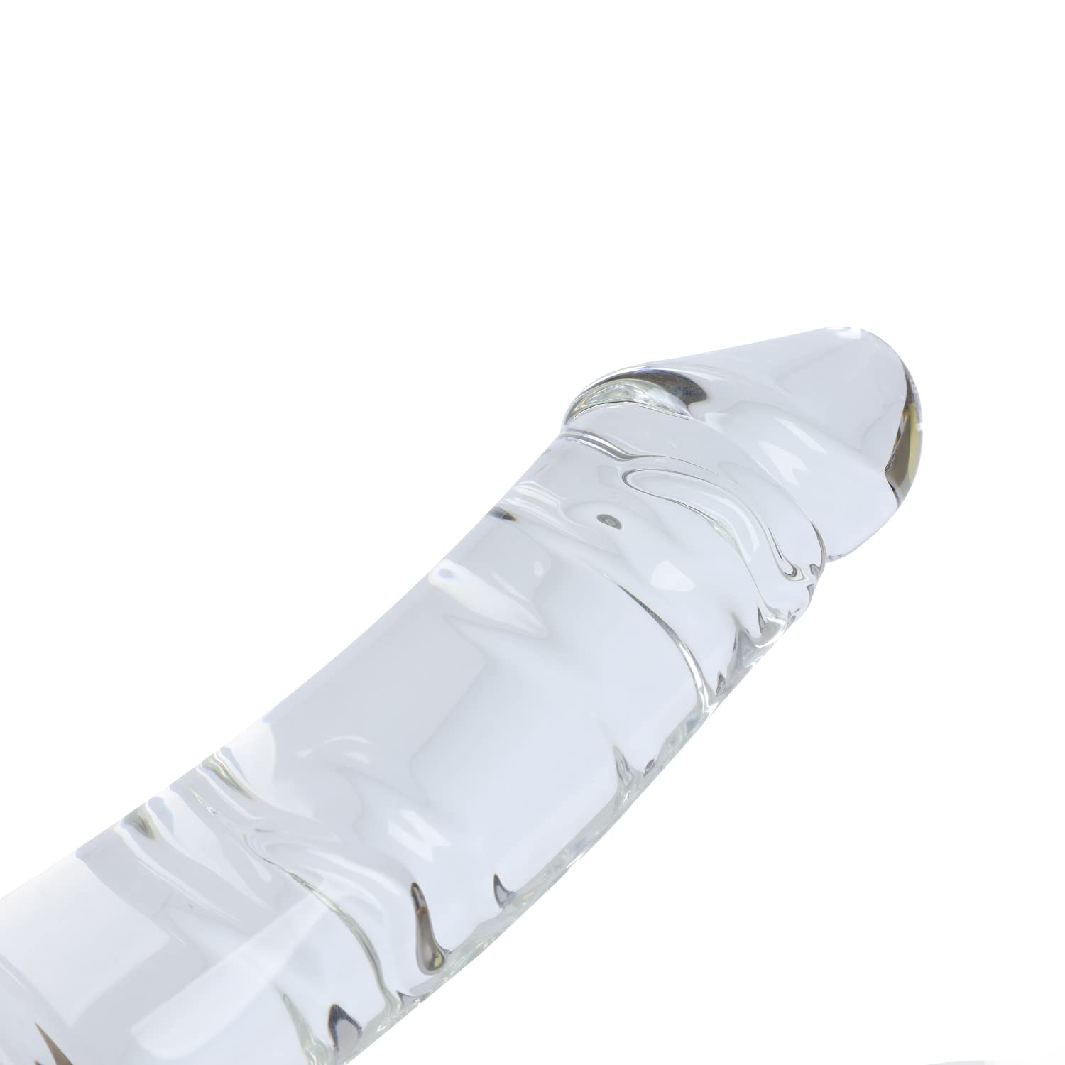 11.4" Large Clear Glass Dildo Crystal Penis Glass-Uxolclub