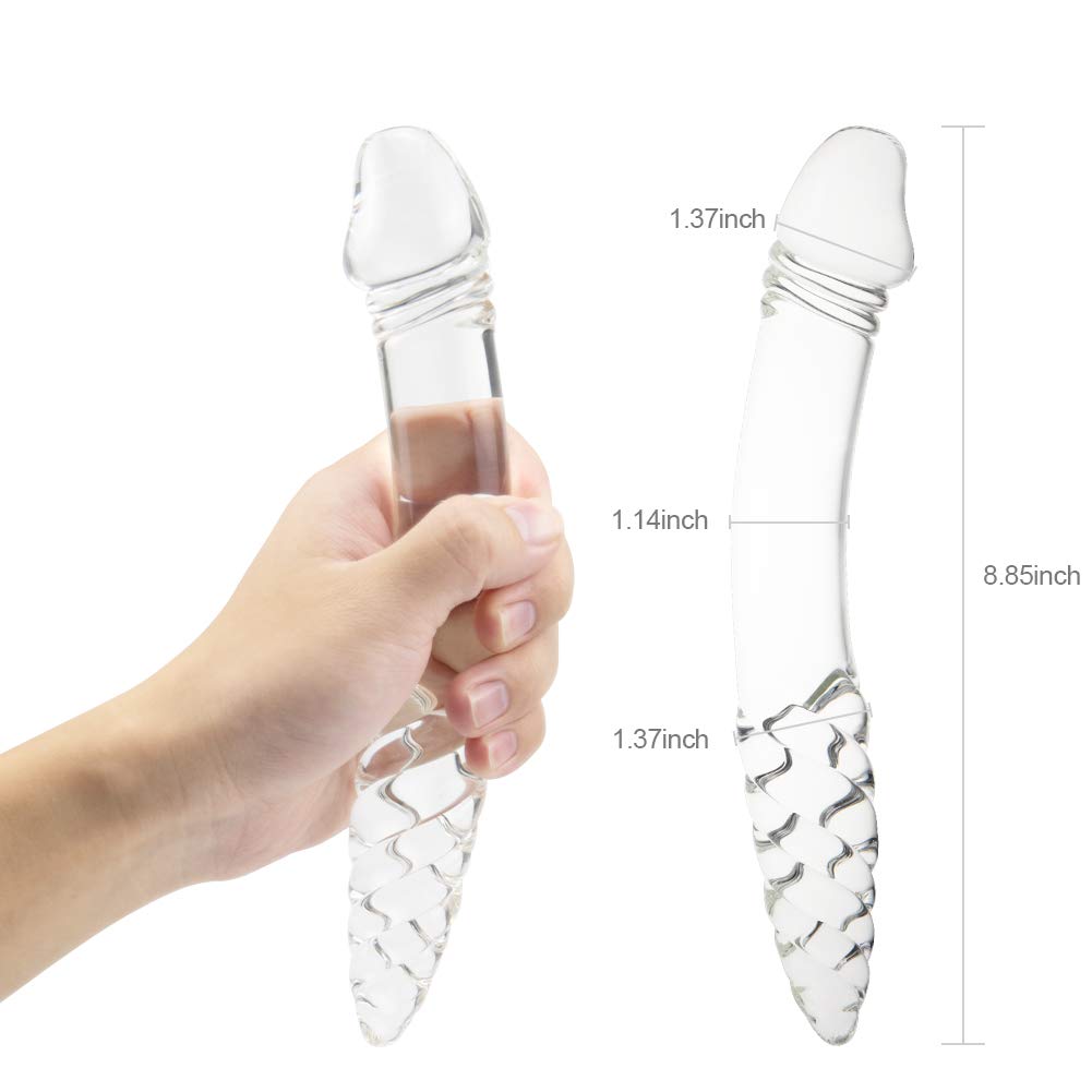 Crystal Double-Ended Glass Dildo-Uxolclub
