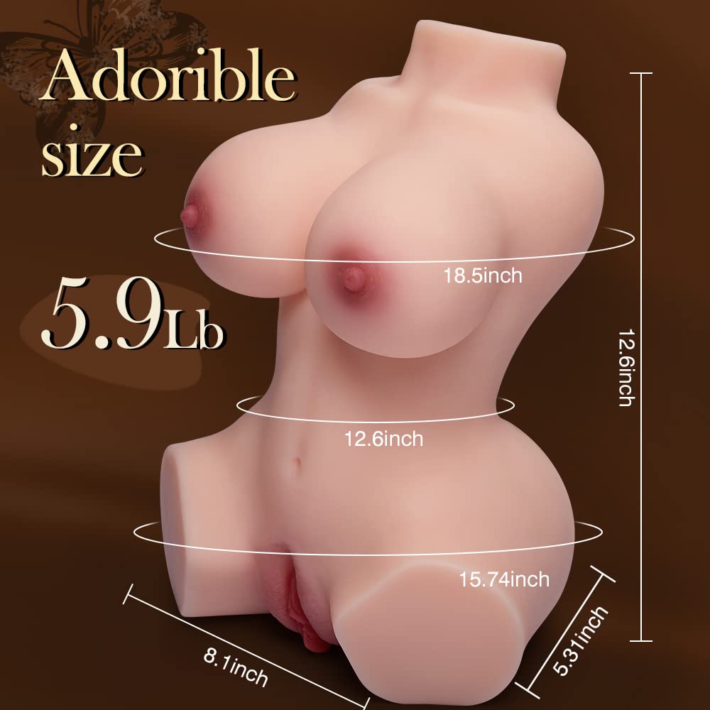 Half Body Inverted Silicone Masturbator