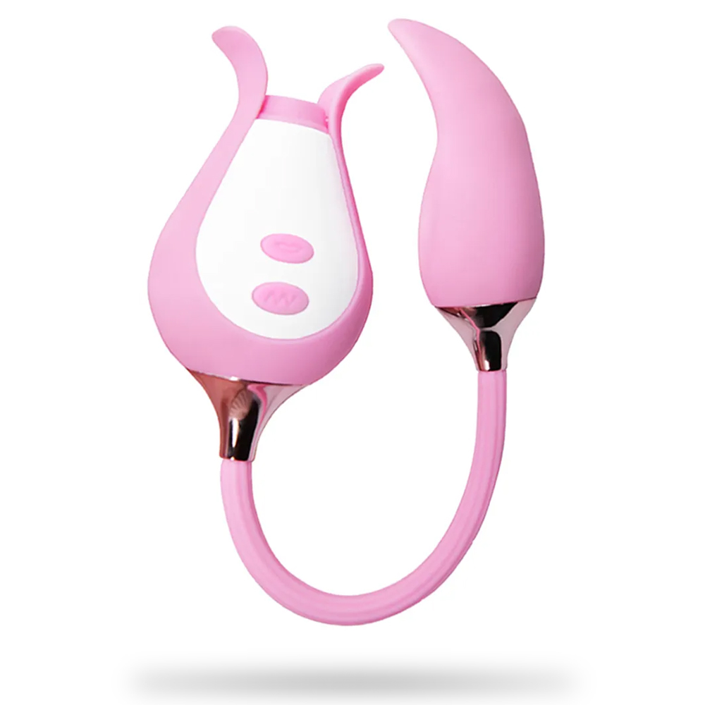 Rose Vibrator With Vibrating Egg Female Masturbation Vibrating Suction