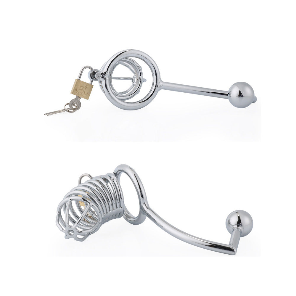Chastity Cages Anal Hook Chastity Lock Sm Toys-Uxolclub