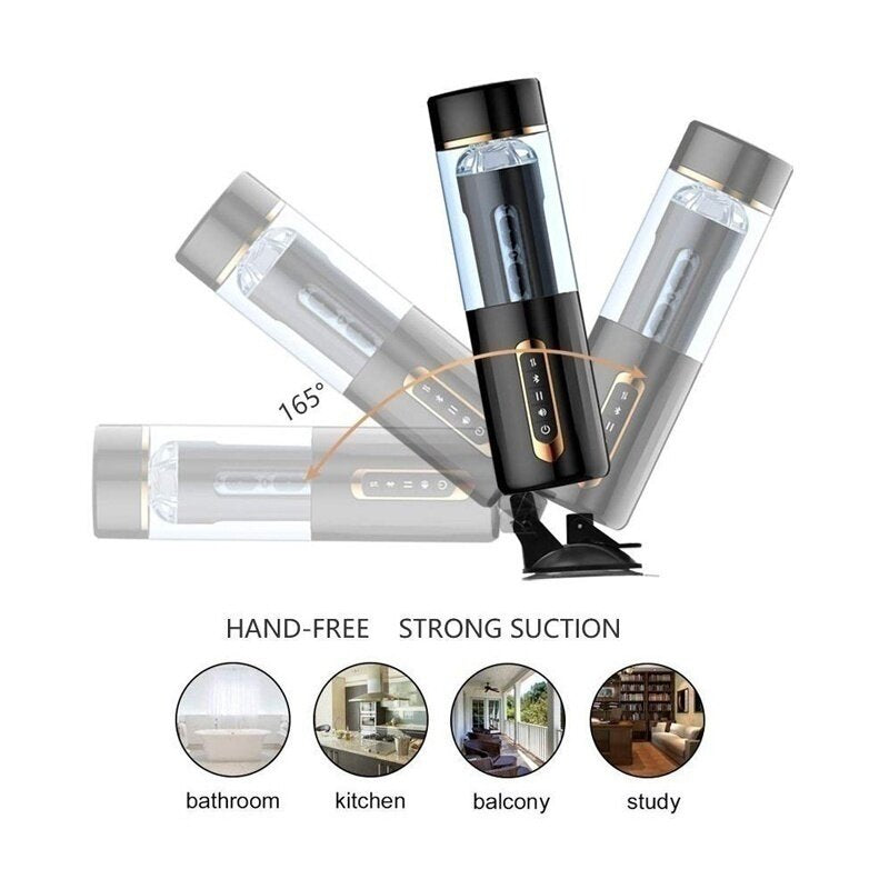 Black Dragon Bluetooth Male Masturbation Cup-Uxolclub