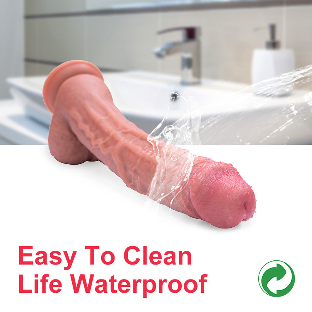 Most Realistic Dildo| 11 inch Allovers Thrusting Dildo-Uxolclub