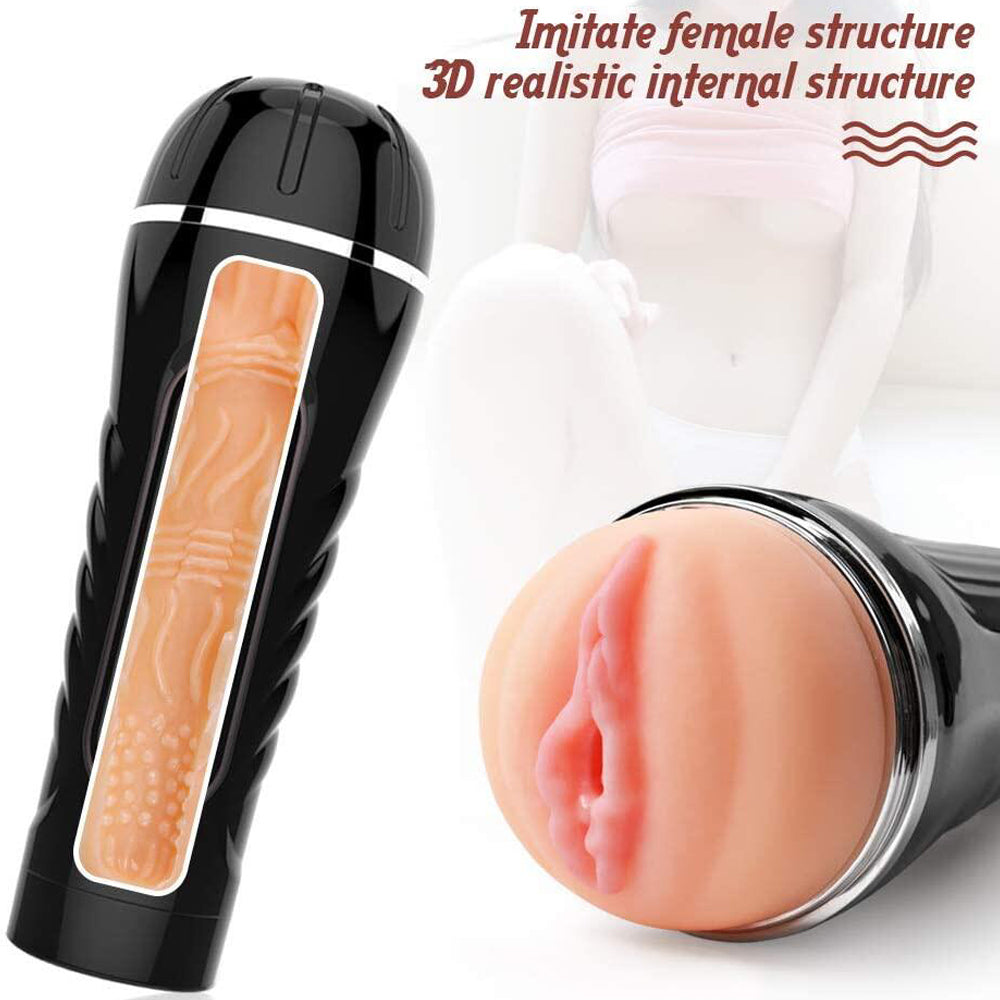 Best Pocket Pussies Silicone Full Wrap Suction Blowjob Simulator-Uxolclub