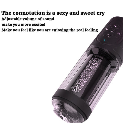 7 Sucking & Vibrating Masturbation Cup with Vibrating Suction-10